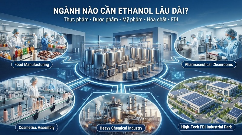 Đối Tác Cung Cấp Cồn Ethanol Lâu Dài – Giải Pháp Nguồn Nguyên Liệu Ổn Định Cho Doanh Nghiệp